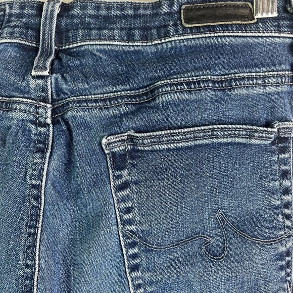 AG Adriano Goldschmied Jeans Womens 30 x 27 Anthropologie The Stevie Ankle Blue - Picture 9 of 16